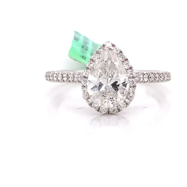 Diamond Ring Pear Van Atkins Jewelers New Albany, MS