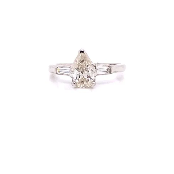 Diamond Ring Pear Van Atkins Jewelers New Albany, MS