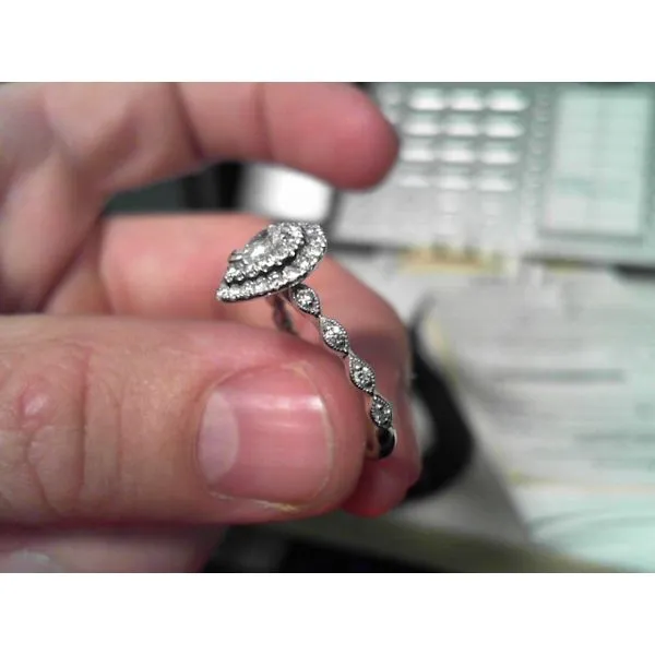 Diamond Ring Pear Image 2 Van Atkins Jewelers New Albany, MS