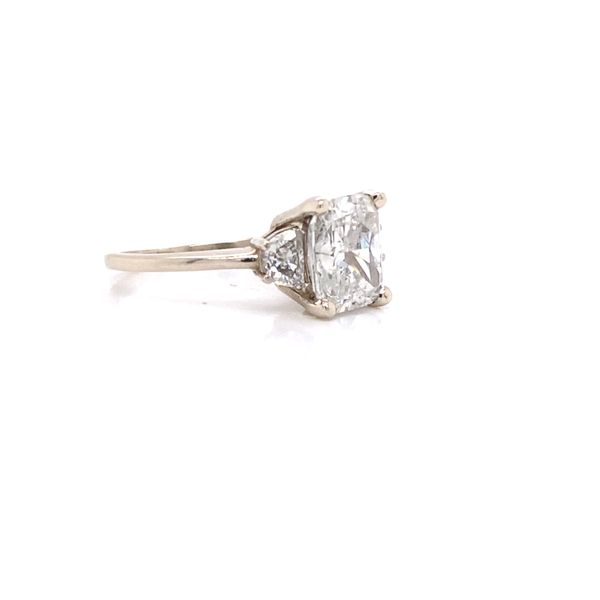 3.04 Carat Elongated-Cushion Cut Diamond Ring Image 2 Van Atkins Jewelers New Albany, MS