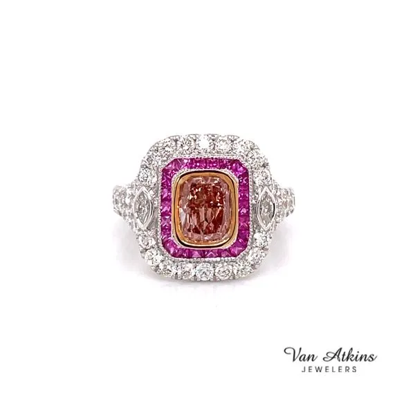 1.50 Carat Cushion Cut Diamond Ring Van Atkins Jewelers New Albany, MS