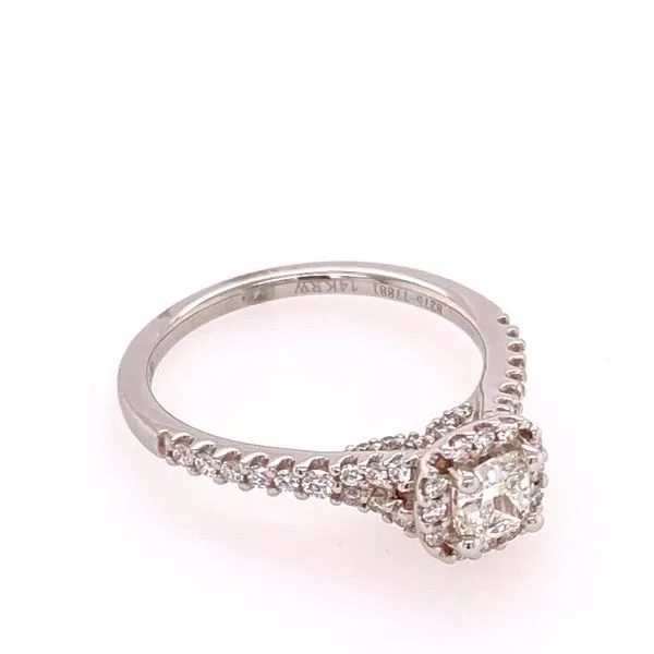 Diamond Ring Cushion Image 2 Van Atkins Jewelers New Albany, MS