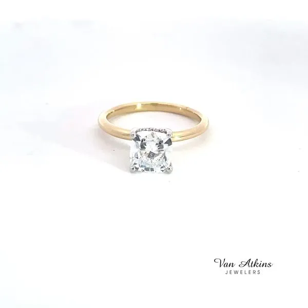 2.16 Carat Diamond Ring Cushion Image 2 Van Atkins Jewelers New Albany, MS