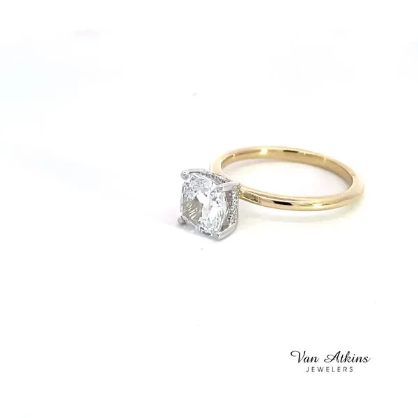 2.16 Carat Diamond Ring Cushion Image 3 Van Atkins Jewelers New Albany, MS