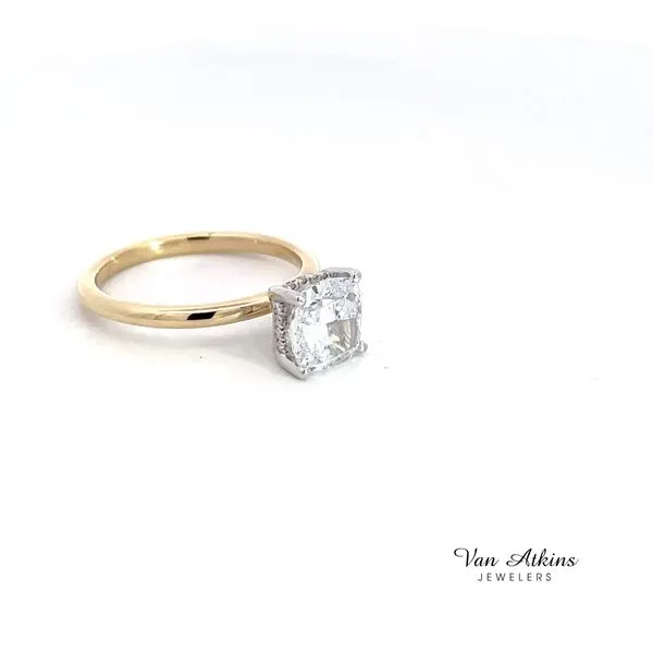 2.16 Carat Diamond Ring Cushion Image 4 Van Atkins Jewelers New Albany, MS