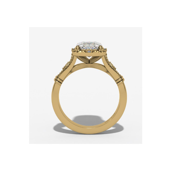 2.14 Carat Lab Grown Diamond Rings Cushion Image 3 Van Atkins Jewelers New Albany, MS