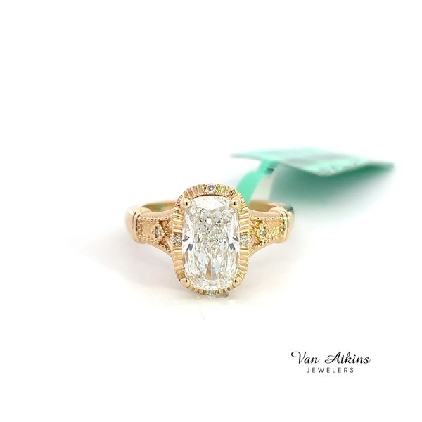 2.14 Carat Lab Grown Diamond Rings Cushion Image 4 Van Atkins Jewelers New Albany, MS