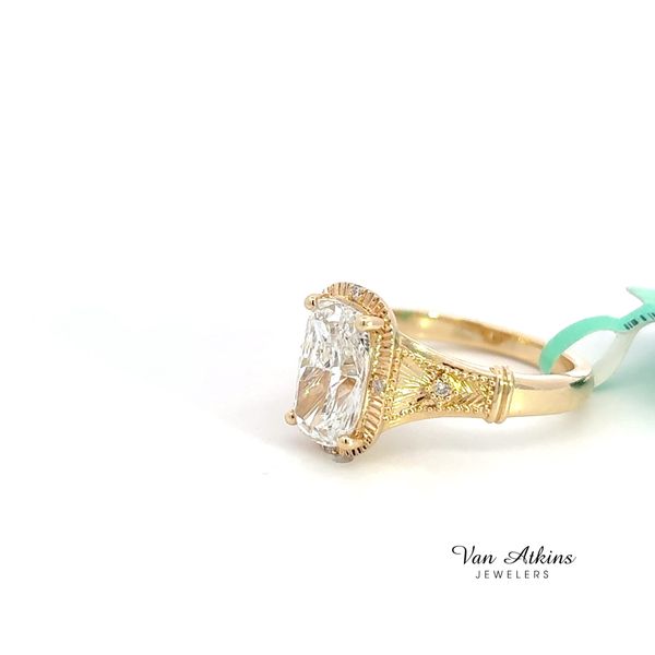 2.14 Carat Lab Grown Diamond Rings Cushion Image 5 Van Atkins Jewelers New Albany, MS