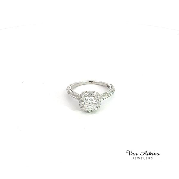 Diamond Ring Cushion Image 2 Van Atkins Jewelers New Albany, MS