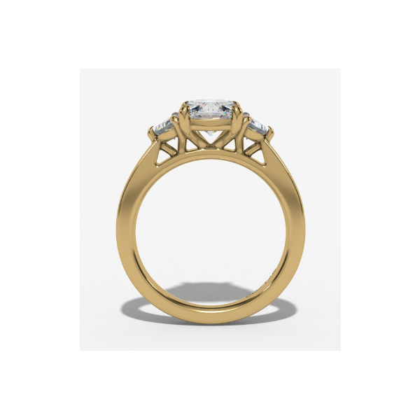 2.42 Carat Lab Grown Diamond Ring Cushion Image 3 Van Atkins Jewelers New Albany, MS