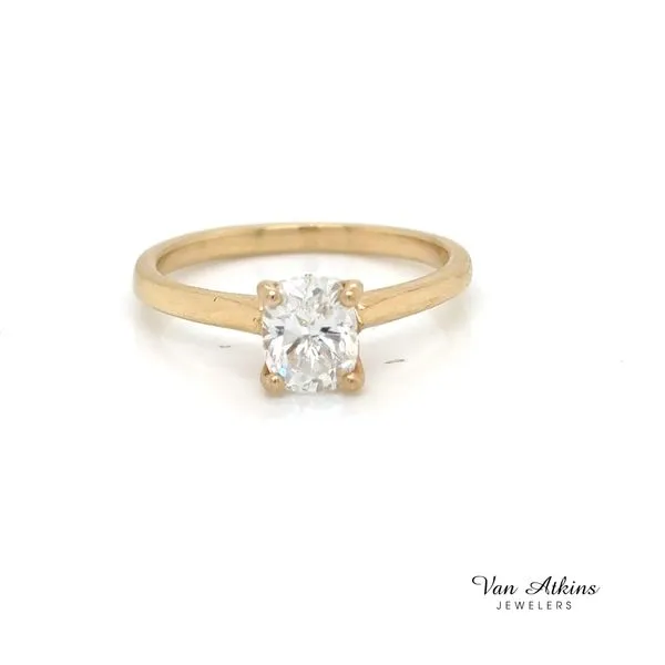 1.01 Carat Diamond Ring Cushion Van Atkins Jewelers New Albany, MS