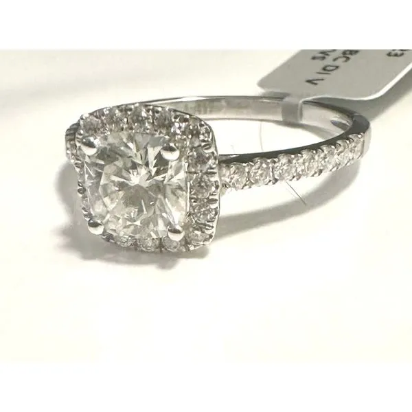 Diamond Ring Cushion Van Atkins Jewelers New Albany, MS