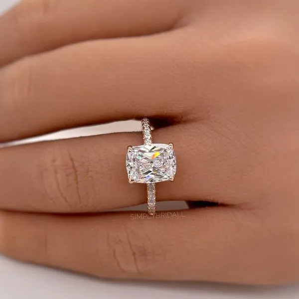 Diamond Ring Cushion Van Atkins Jewelers New Albany, MS