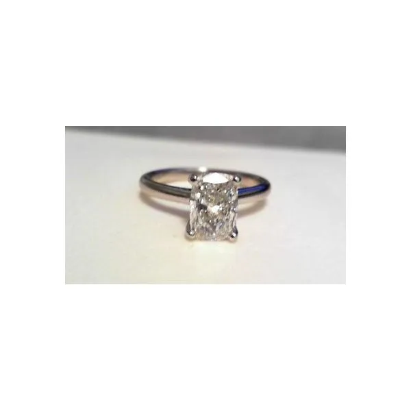Diamond Ring Cushion Van Atkins Jewelers New Albany, MS