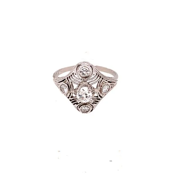 Estate Diamond Ring Image 4 Van Atkins Jewelers New Albany, MS