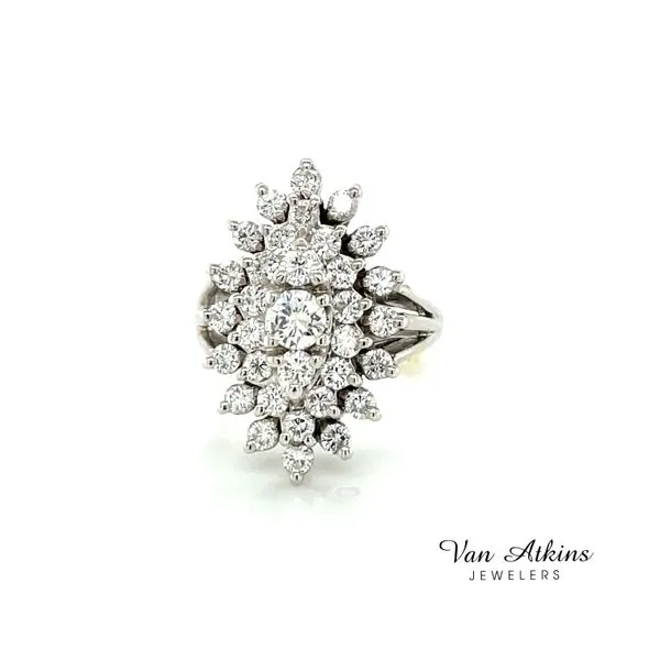 2.25 Carat RBC Cut Diamond Ring Van Atkins Jewelers New Albany, MS