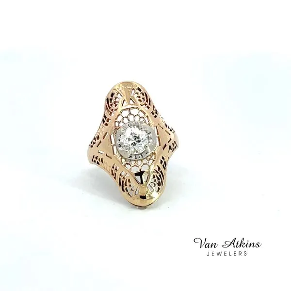 0.30 Carat Estate Diamond Rings Van Atkins Jewelers New Albany, MS