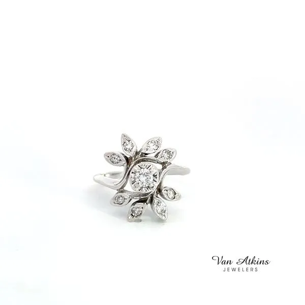 0.14 Carat Estate Diamond Ring Van Atkins Jewelers New Albany, MS