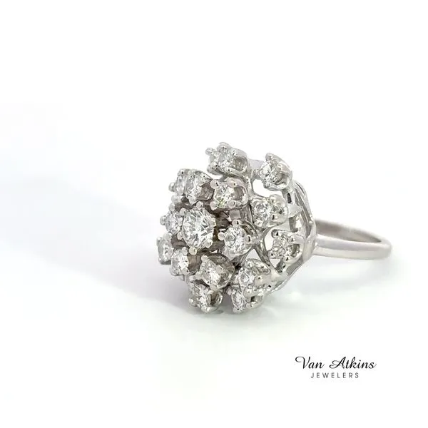 2.15 Carat Estate Diamond Ring Image 2 Van Atkins Jewelers New Albany, MS