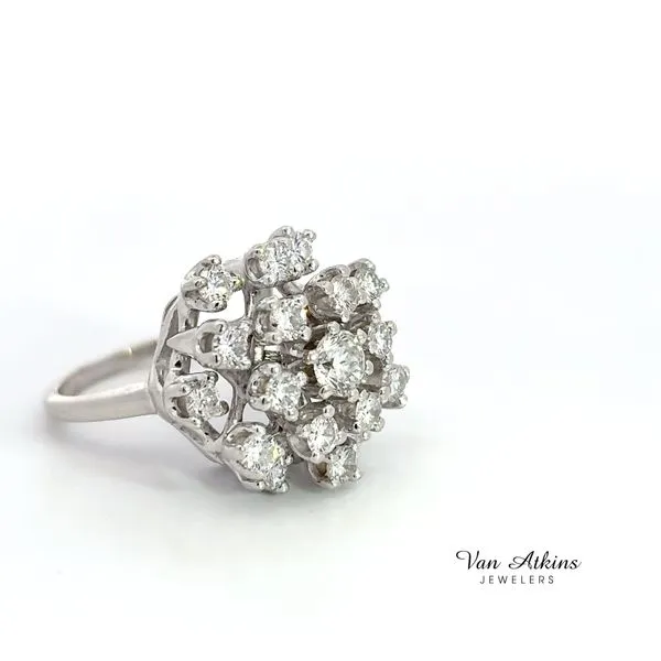 2.15 Carat Estate Diamond Ring Image 3 Van Atkins Jewelers New Albany, MS