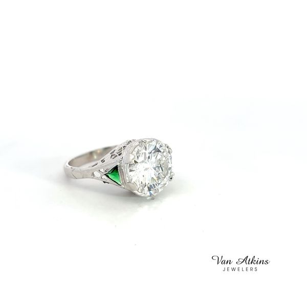 6.62 Carat Estate Diamond Ring Image 2 Van Atkins Jewelers New Albany, MS