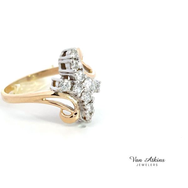 0.50 Carat Estate Diamond Ring Image 3 Van Atkins Jewelers New Albany, MS