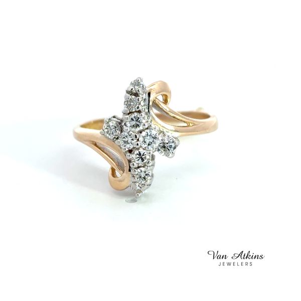 0.50 Carat Estate Diamond Ring Image 4 Van Atkins Jewelers New Albany, MS