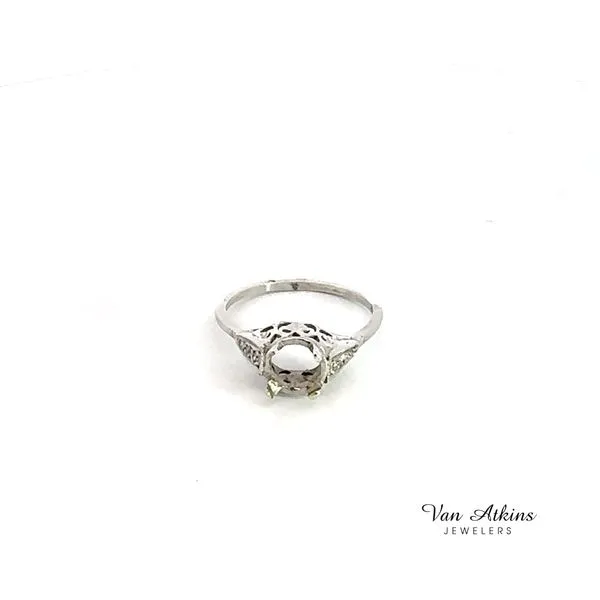 Estate Diamond Semi Mount Ring Image 2 Van Atkins Jewelers New Albany, MS