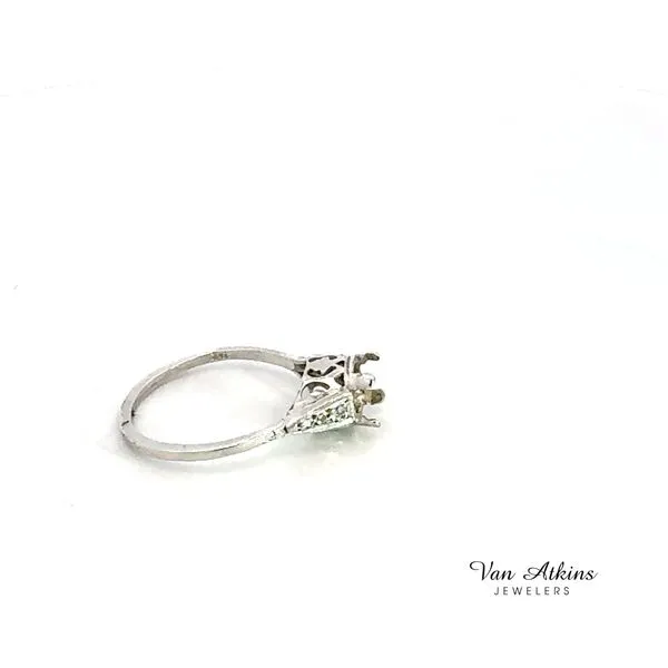 Estate Diamond Semi Mount Ring Image 4 Van Atkins Jewelers New Albany, MS