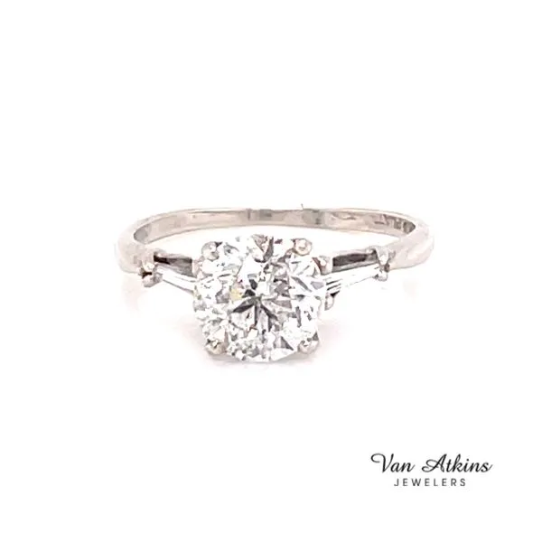 1.55 Carat Round Cut Diamond Ring Van Atkins Jewelers New Albany, MS
