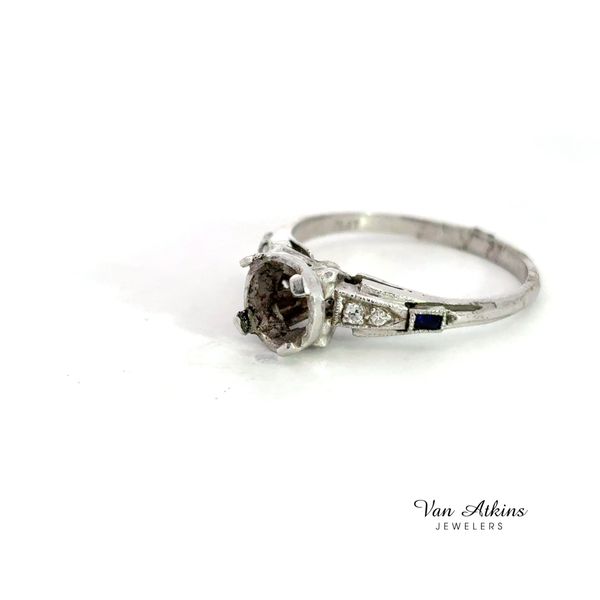 Estate Diamond Semi Mount Ring Image 2 Van Atkins Jewelers New Albany, MS