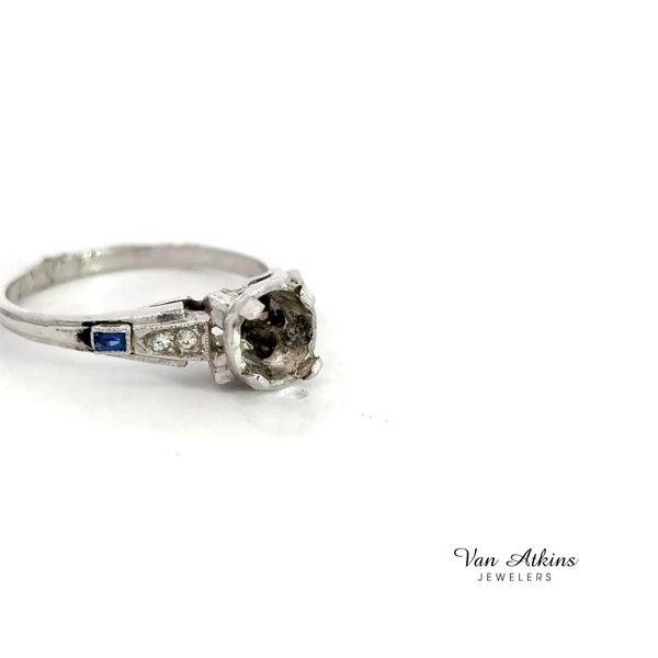 Estate Diamond Semi Mount Ring Image 3 Van Atkins Jewelers New Albany, MS