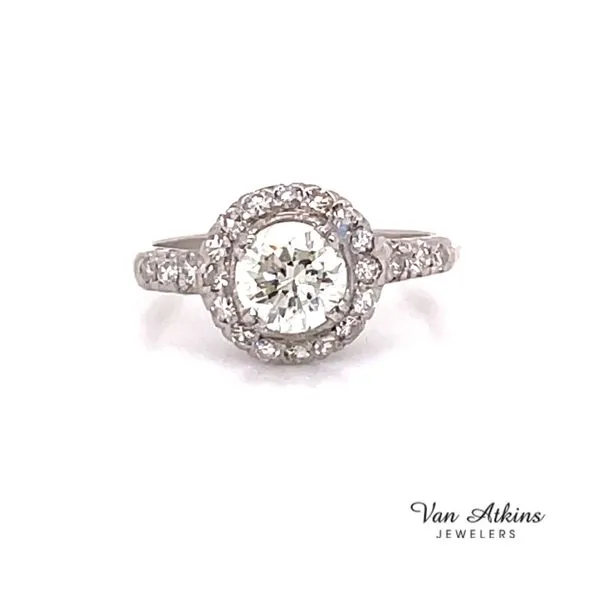 1.01 Carat Round Cut Diamond Ring Van Atkins Jewelers New Albany, MS
