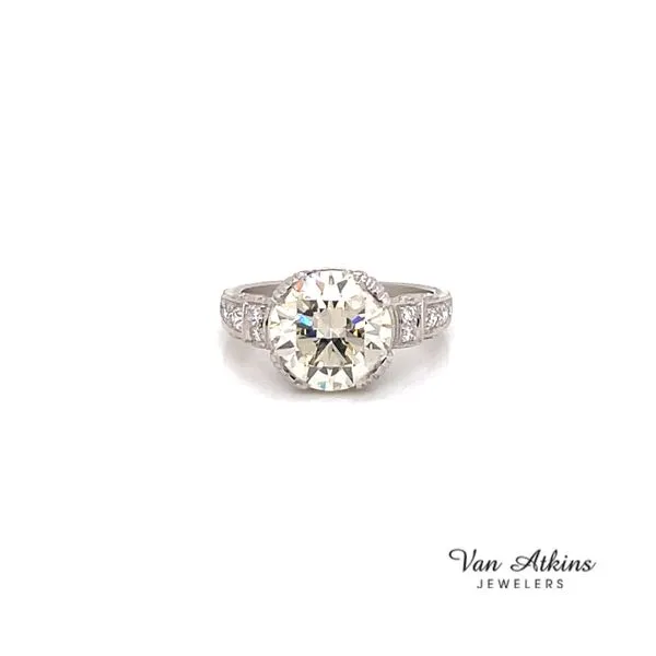 3.55 Carat RBC Cut Diamond Ring Van Atkins Jewelers New Albany, MS