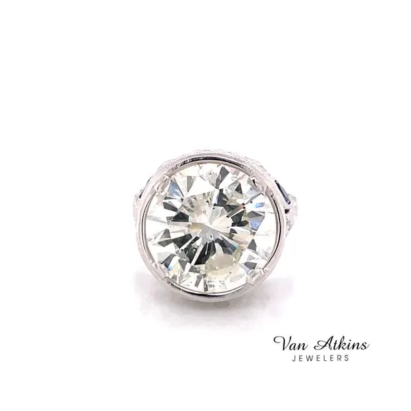 8.88 Carat RBC Cut Diamond Ring Van Atkins Jewelers New Albany, MS