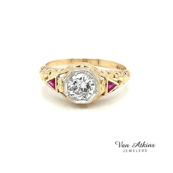 0.72 Carat Estate Diamond Rings RBC Van Atkins Jewelers New Albany, MS
