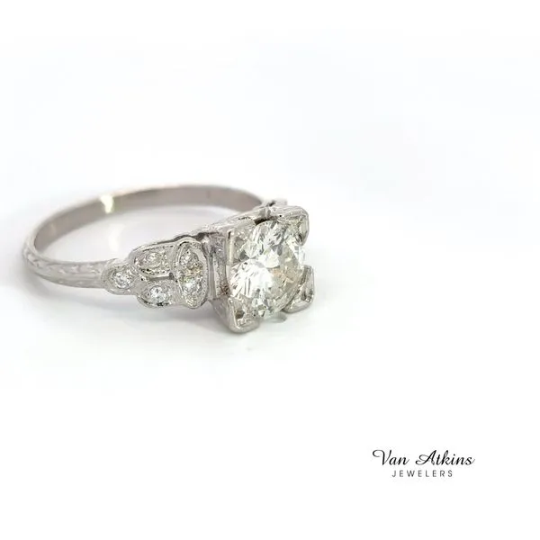 1.05 Carat Estate Diamond Ring Image 2 Van Atkins Jewelers New Albany, MS