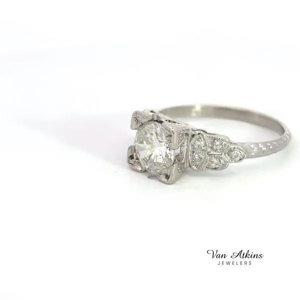 1.05 Carat Estate Diamond Ring Image 3 Van Atkins Jewelers New Albany, MS