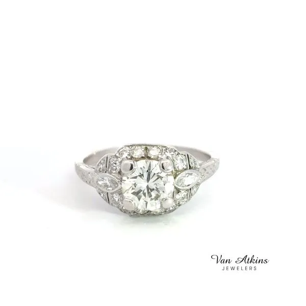 1.53 Carat Estate Diamond Rings RBC Van Atkins Jewelers New Albany, MS