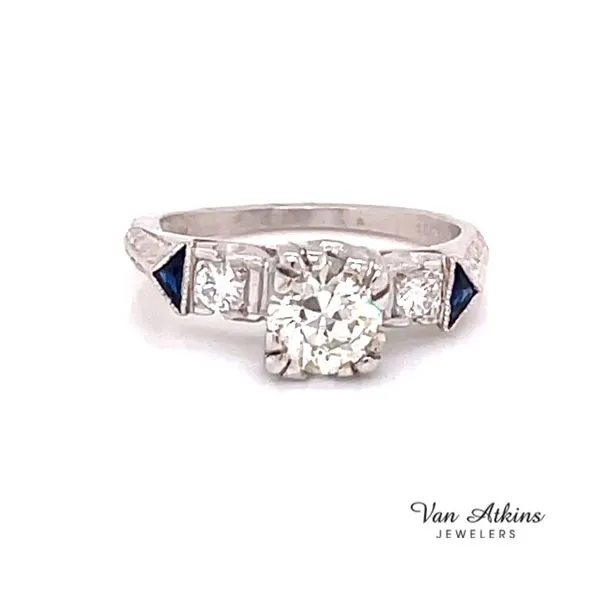 1.00 Carat EUROPEAN Cut Diamond Ring Van Atkins Jewelers New Albany, MS