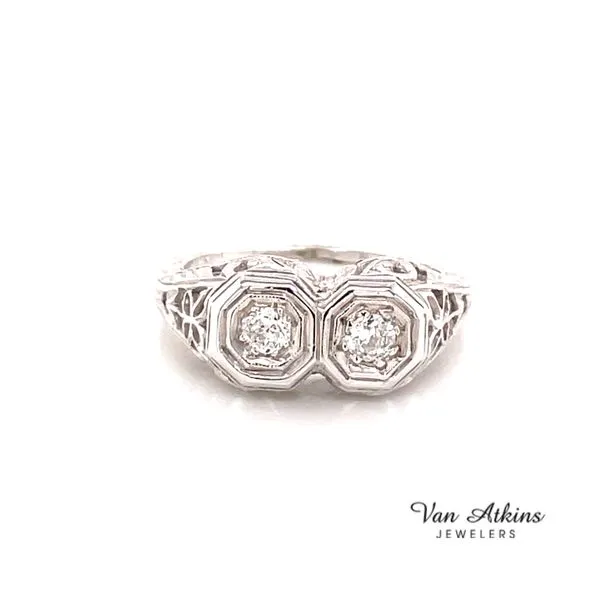 Estate Diamond Ring Euro Van Atkins Jewelers New Albany, MS