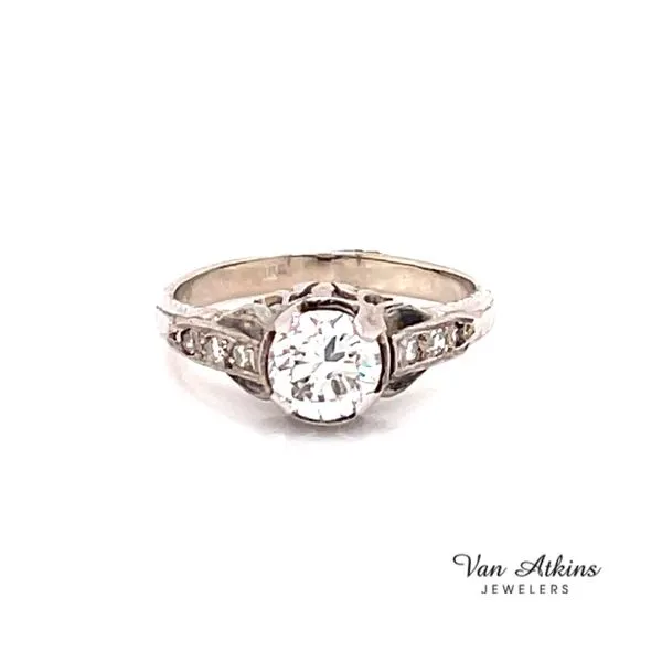 Estate Diamond Ring Euro Image 2 Van Atkins Jewelers New Albany, MS