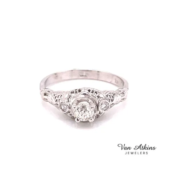 Estate Diamond Ring Euro Van Atkins Jewelers New Albany, MS