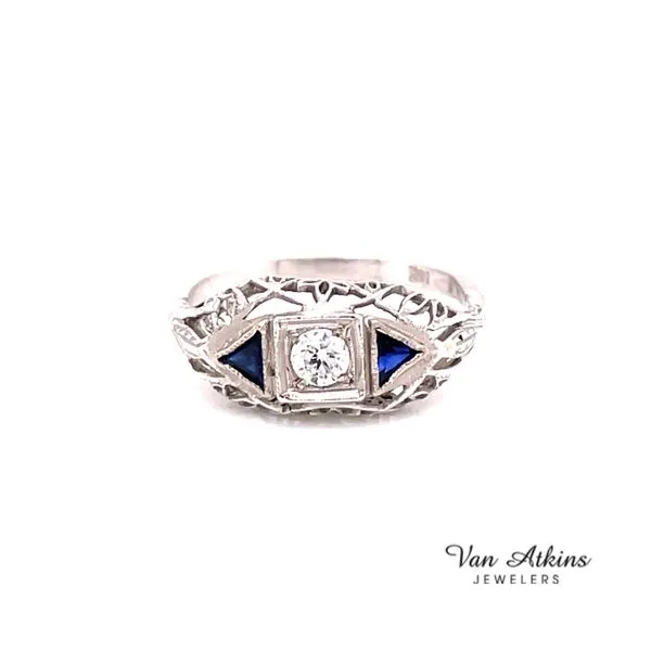 Estate Diamond Ring Euro Van Atkins Jewelers New Albany, MS