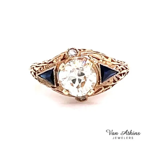 1.36 Carat EUROPEAN Cut Diamond Ring Van Atkins Jewelers New Albany, MS