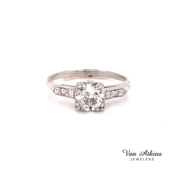 Estate Diamond Ring Euro Van Atkins Jewelers New Albany, MS