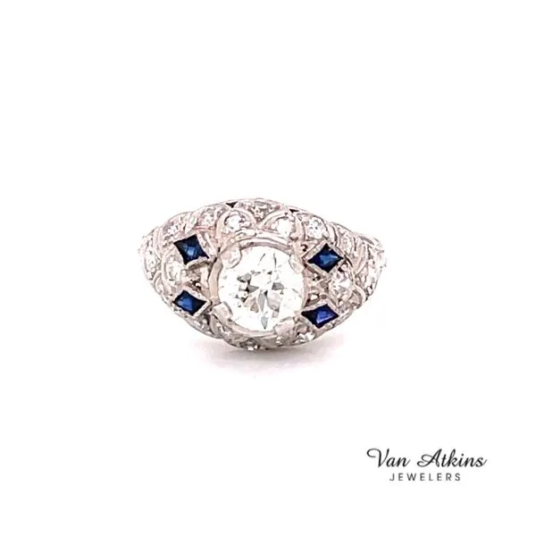 0.85 Carat European Cut Diamond Ring Van Atkins Jewelers New Albany, MS