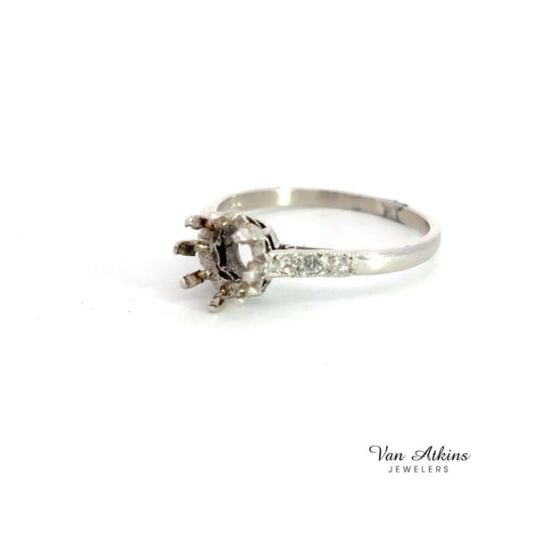 Estate Diamond Semi Mount Ring Image 4 Van Atkins Jewelers New Albany, MS