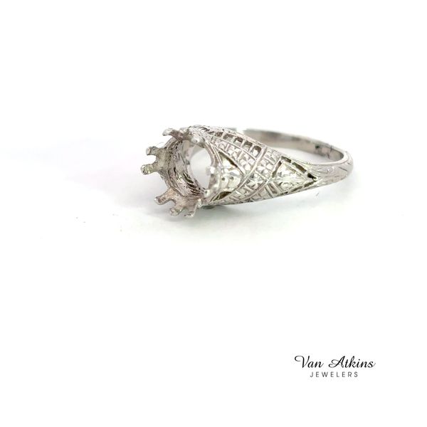 Estate Diamond Semi Mount Ring Image 2 Van Atkins Jewelers New Albany, MS