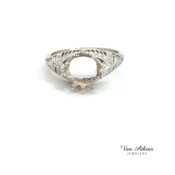 Estate Diamond Semi Mount Ring Image 4 Van Atkins Jewelers New Albany, MS